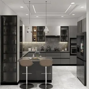 L shaped kitchen manufacturers in delhi