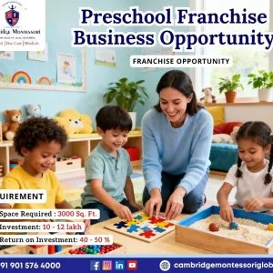 Preschool franchise business opportunity | montessori franchise
