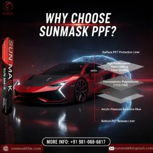 Get the best ppf for car to maintain car shine with sunmask ppf