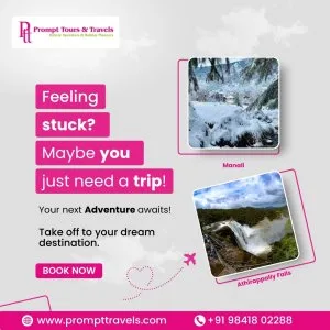 Feeling stuck? you just need a trip | best tour agency in chenna