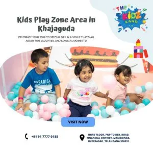 Kids play zone area in khajaguda