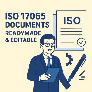 Complete iso 17065 documents- manual, procedures, audit checklis