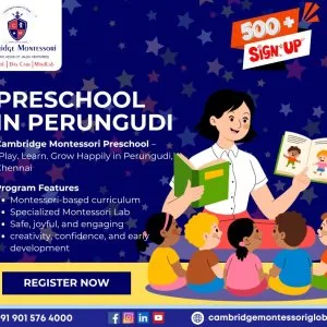 Best preschool in perungudi | cambridge montessori