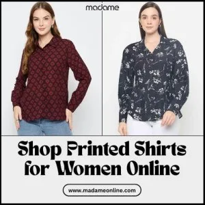 Shop printed shirts for women online