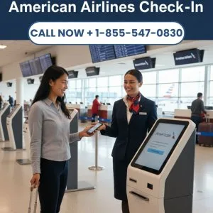 Smooth boarding starts with american airlines check-in | call +1