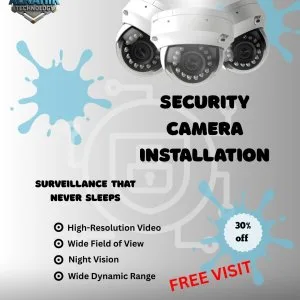 Installation of security cameras
