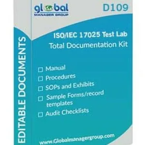 Iso 17025 documentation kit by global manager group