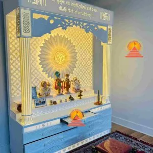 Customize corian mandir