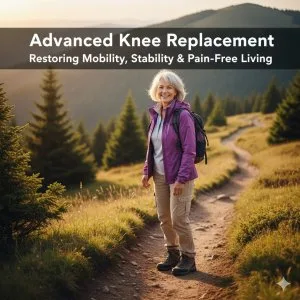 Advanced knee replacement: restoring mobility, stability & pain-