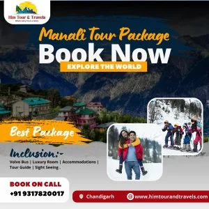 Manali tour package from ahmedabad – best holiday deal