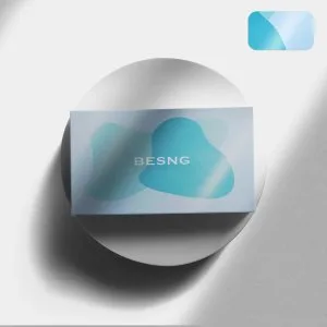 Glossy business cards