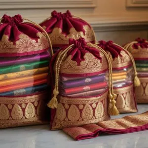 Elegant lehenga packing bags | premium bridal protection