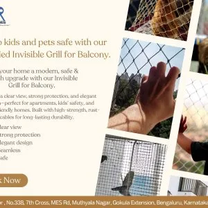 Best invisible grill bangalore installation for balconies