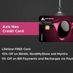 Axis neo credit card - best card for daily lifestyle expenses