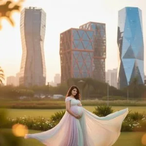 Stylish maternity photoshoot in gurugram for beautiful memories