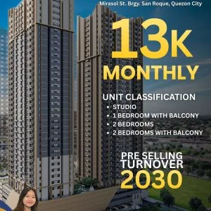 Condo in cubao quezon city nearby gateway mall, lrt, mrt