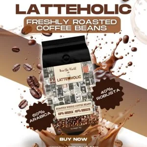 Buy arabica and robusta blend coffee beans india by latteholic