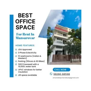 Ready-to-move commercial space in mansarovar, jaipur