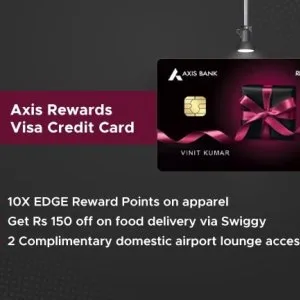 Axis rewards visa credit card - versatile rewards card that earn