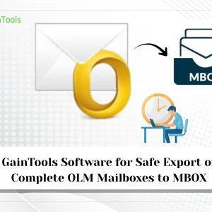 Gaintools software for safe export of complete olm mailboxes to
