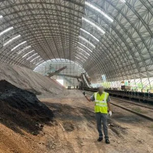 Advanced bulk coal storage sheds