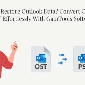 Want to restore outlook data? convert ost file to pst easily