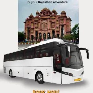 Luxury volvo bus, 45 & 49 seater bus rental jaipur