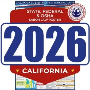State & federal labor law poster