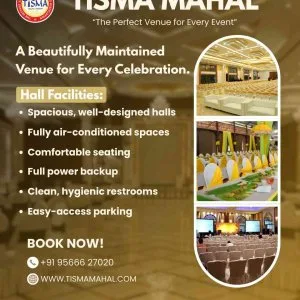 Affordable marriage hall in madurai for all functions