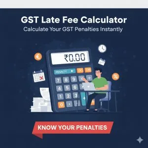 Instant gst late fee calculator online