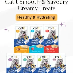 Healthy & delicious cat treats–catit creamy range