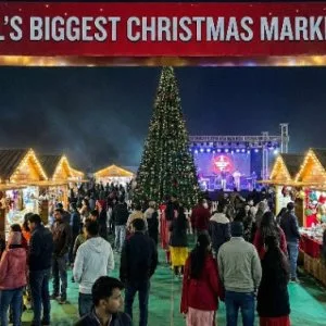 Minal christmas market minal shopping street