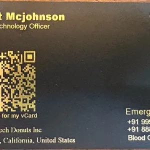 Nfc business card