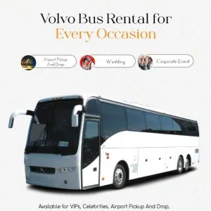 Luxury volvo bus rental jaipur | volvobusrentalcom