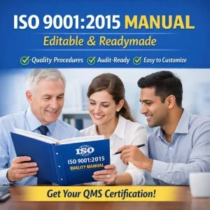 Iso 9001 manual – ready-to-use qms document