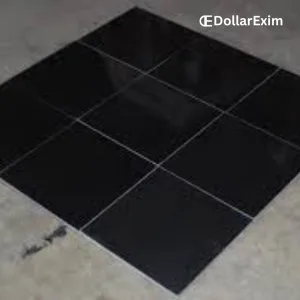 Absolute black granite slabs – premium export quality-dollarexim