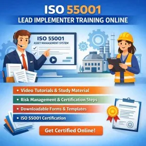 Iso 55001 lead implementer training with certification