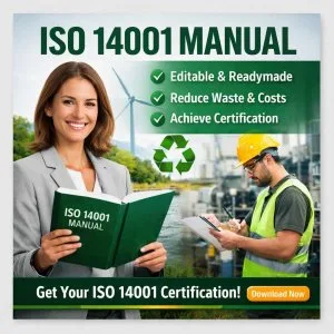 Editable iso 14001 manual for environmental certification