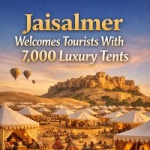 Jaisalmer welcomes tourists with 7, 000 luxury tents