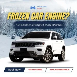 Get expert frozen car engine repair in winters