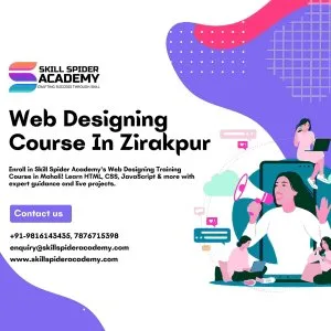 Professional web designing course in zirakpur