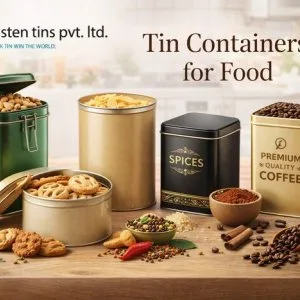 Reputed manufacturer of tin containers for food packaging