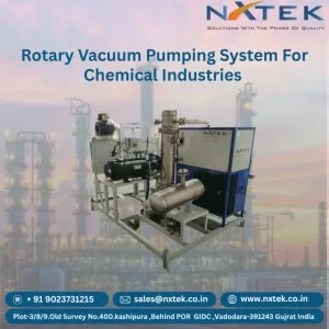 Rotary vane vacuum pumping system for chemical industries|nxtek
