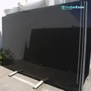 Premium black granite slabs for export – high gloss finish-doll