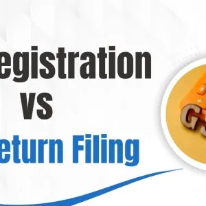 Difference between gst registration and gst return filing