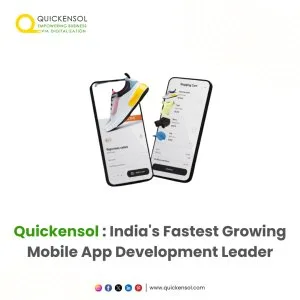 End-to-end custom mobile app development services | quickensol
