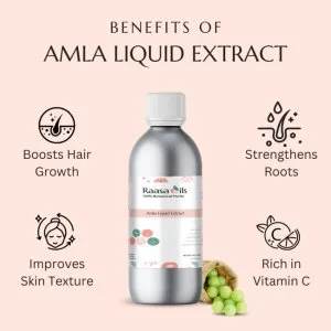 Amla liquid extract for hair & skin care | raasa oils