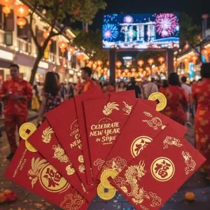 Festive red packets singapore | celebrate new year in style