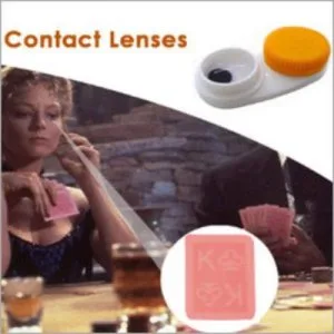 Amazing discount on invisible playing cards contact lens - new