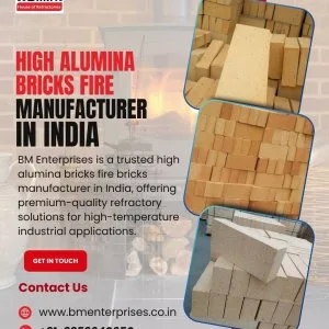 High alumina bricks fire bricks manufacturer in india